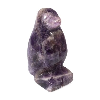 Chevron Amethyst Crystal Penguin