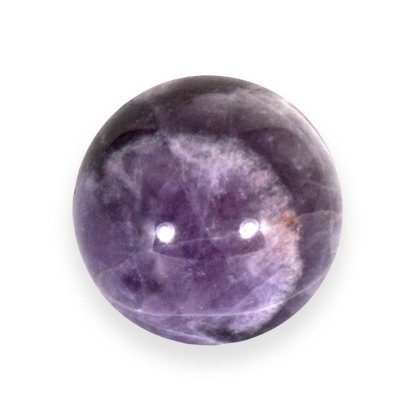 Chevron Amethyst Crystal Sphere ~2.5cm