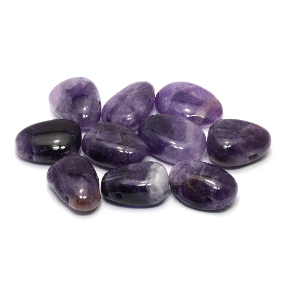 Amethyst Phantom Crystal Tumbled Stone