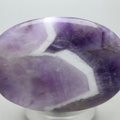 Chevron Amethyst Palmstone (Extra Grade) ~70 x 50 mm