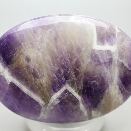 Chevron Amethyst Palmstone (Extra Grade) ~70 x 50 mm