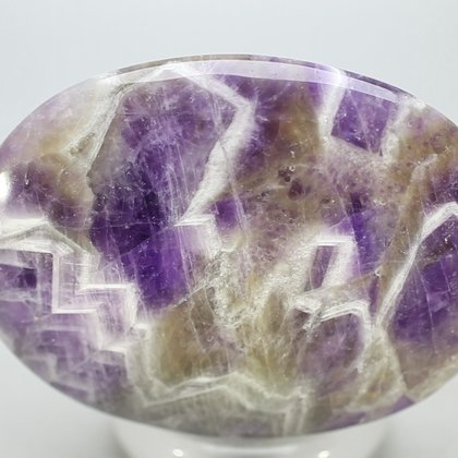 Chevron Amethyst Palmstone (Extra Grade) ~70 x 50 mm