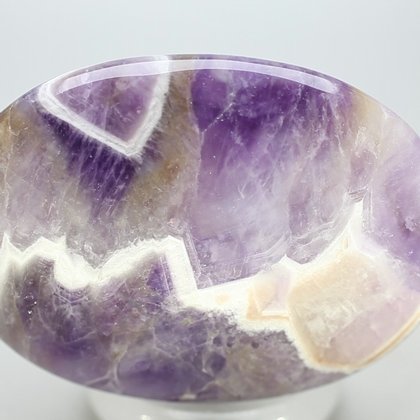 Chevron Amethyst Palmstone (Extra Grade) ~70 x 50 mm