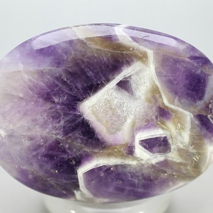 Chevron Amethyst Palmstone (Extra Grade) ~70 x 50 mm