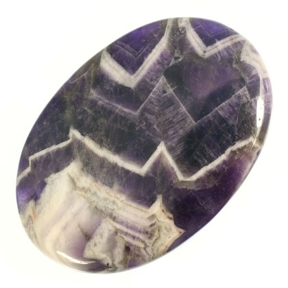 Chevron Amethyst Palmstone (Extra Grade) ~70 x 50 mm