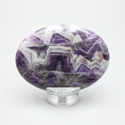 Chevron Amethyst Palmstone (Extra Grade) ~70x50mm