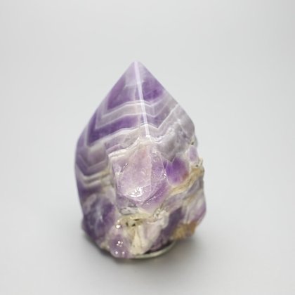 Chevron Amethyst Polished Point  ~5.9 x 4.7cm