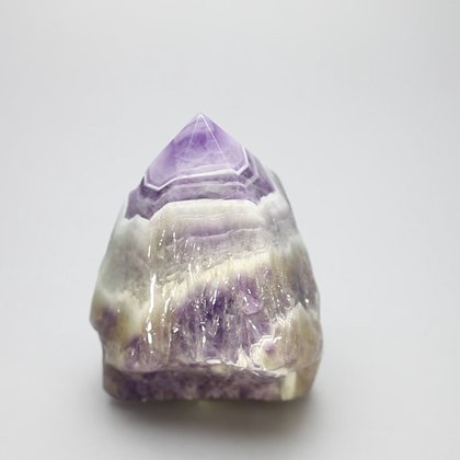 Chevron Amethyst Polished Point  ~5.9 x 5.3cm