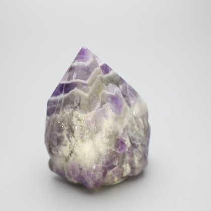 Chevron Amethyst Polished Point  ~6 x 4.8cm