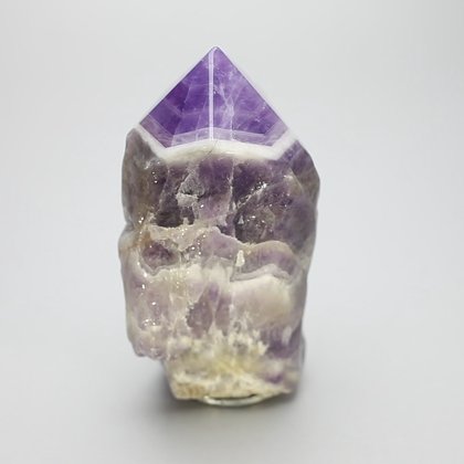 Chevron Amethyst Polished Point  ~7.2 x 4.4cm