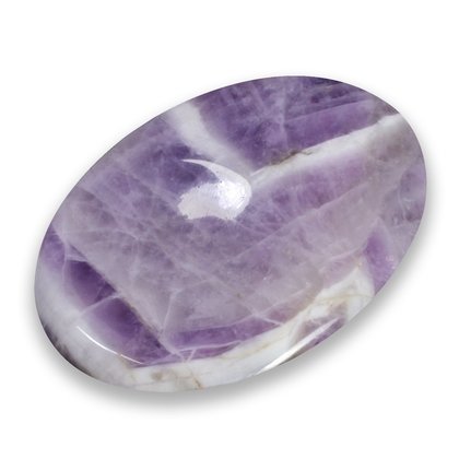 Chevron Amethyst Thumb Stone