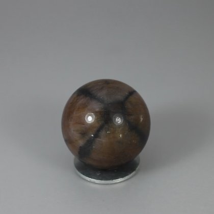 Chiastolite Crystal Sphere ~3.2cm