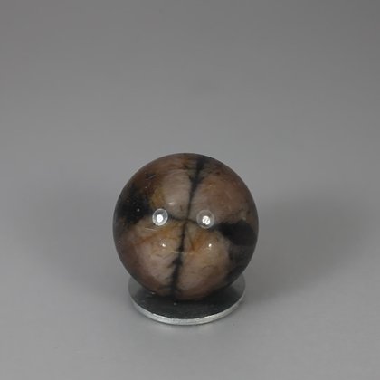 Chiastolite Crystal Sphere ~3cm