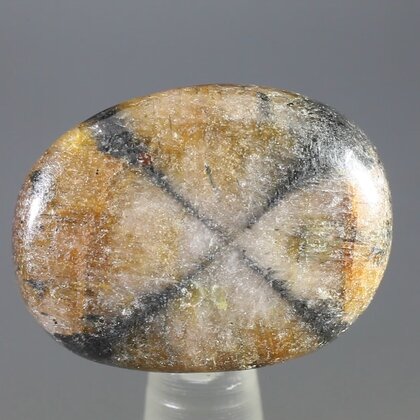 Chiastolite Polished Stone ~26mm