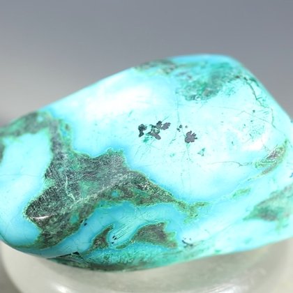 Chrysocolla and Malachite Polished Stone ~45mm