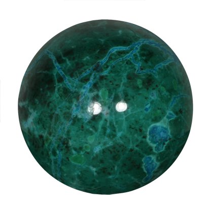 Chrysocolla Crystal Sphere ~4.5cm