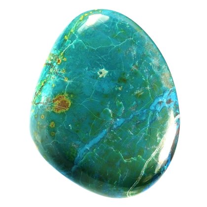 Chrysocolla Polished Stone ~60mm