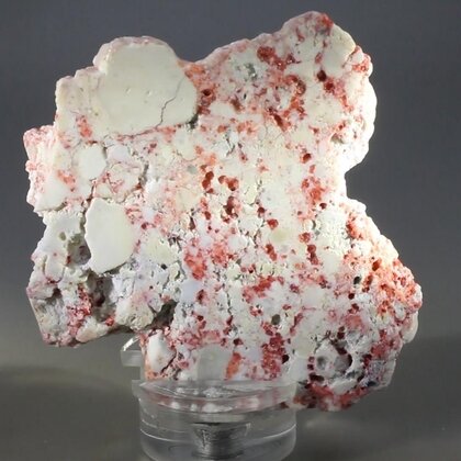 Cinnabar in Opal Natural Slice ~70mm