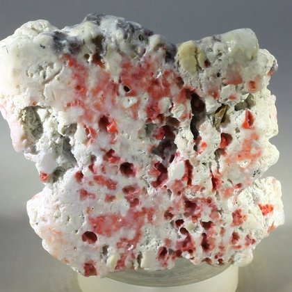 Cinnabar in Opal Natural Slice ~70mm