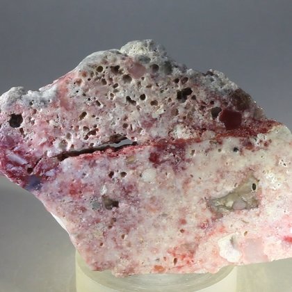 Cinnabar in Opal Natural Slice ~90mm