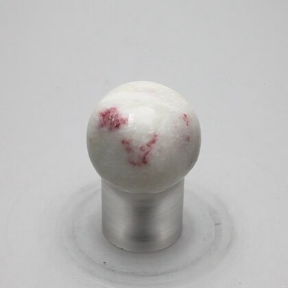 Cinnabar in Quartz Tumblestone ~23mm