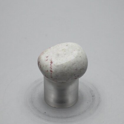 Cinnabar in Quartz Tumblestone ~25mm