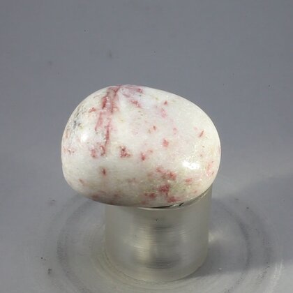 Cinnabar in Quartz Tumblestone ~27mm
