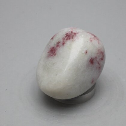 Cinnabar in Quartz Tumblestone ~30mm