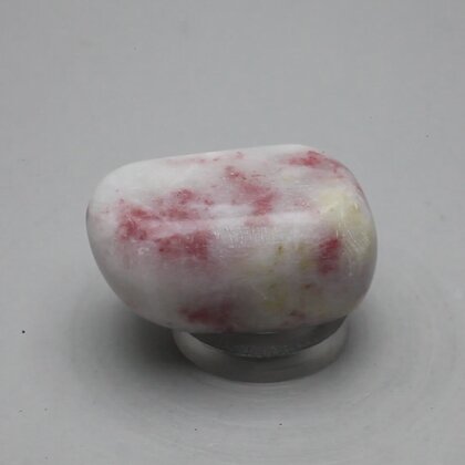 Cinnabar in Quartz Tumblestone ~30mm