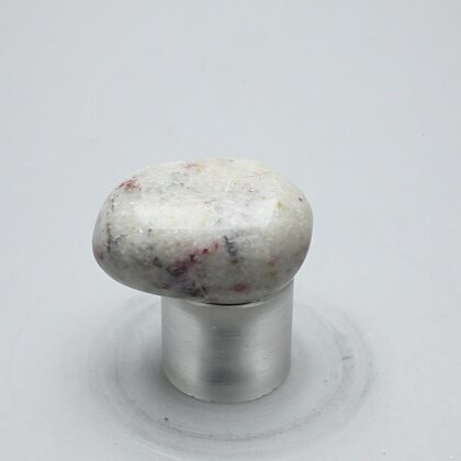 Cinnabar in Quartz Tumblestone ~30mm