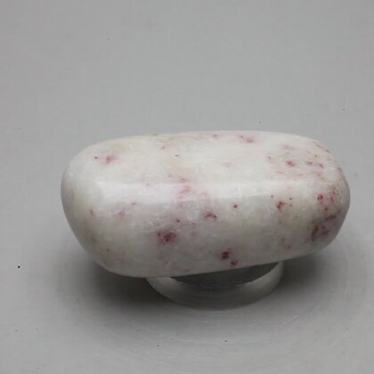 Cinnabar in Quartz Tumblestone ~36mm