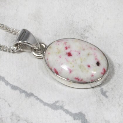 Cinnabite 925 Silver Pendant ~17mm