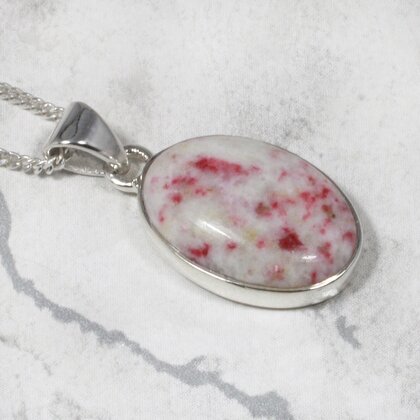 Cinnabite 925 Silver Pendant ~18mm