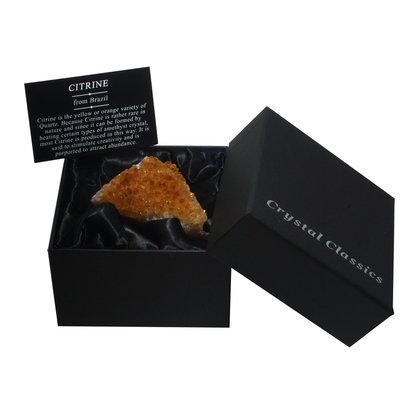 Citrine Cluster Gift Box  - Small