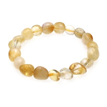 Citrine Crystal Bead Bracelet