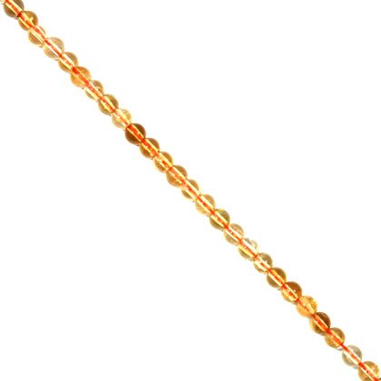 Citrine Crystal Beads - 5mm Round