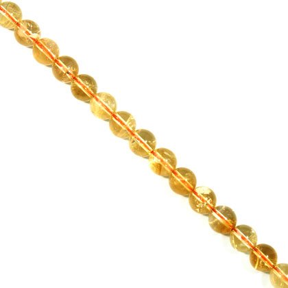 Citrine Crystal Beads - 9mm Round