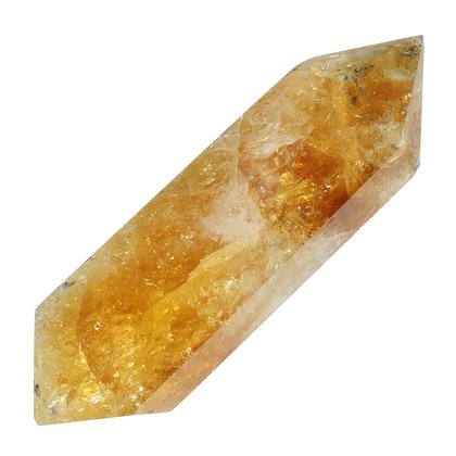Citrine Double Terminated Polished Point  ~7.5 x 2.5cm