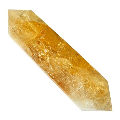 Citrine Double Terminated Polished Point  ~7 x 2 cm
