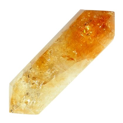Citrine Double Terminated Polished Point  ~8.5 x 2.5cm
