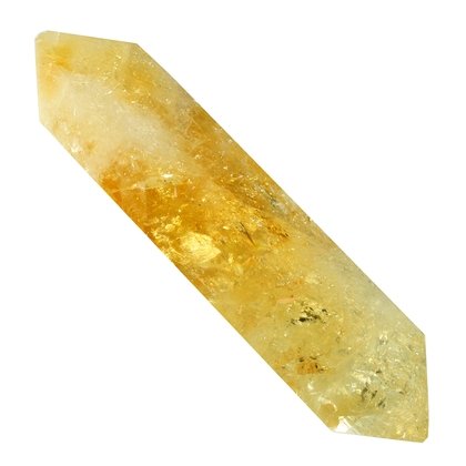 Citrine Double Terminated Polished Point  ~8.5 x 2 cm