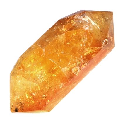 Citrine Double Terminated Polished Point  ~8 x 3.5cm