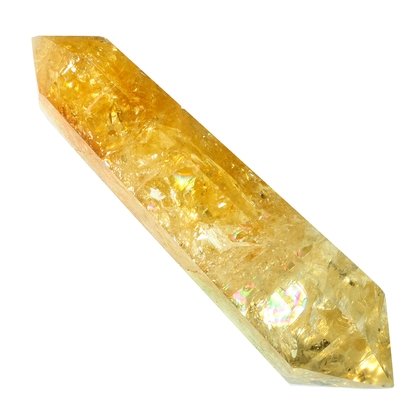 Citrine Double Terminated Polished Point  ~9.5 x 2.5cm