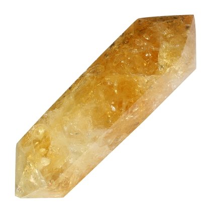 Citrine Double Terminated Polished Point  ~9 x 2.5cm