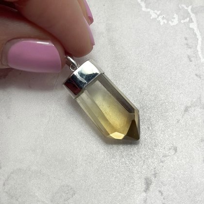 Citrine Polished Point Pendant ~26mm