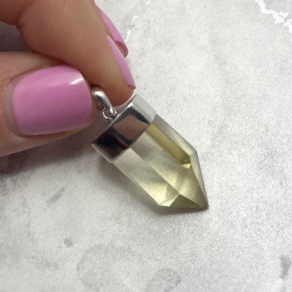 Citrine Polished Point Pendant ~26mm