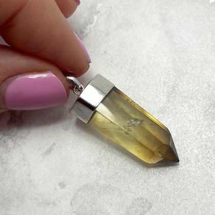 Citrine Polished Point Pendant ~29mm