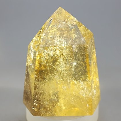 Citrine Smoky Quartz Polished Point   ~47 x 37mm