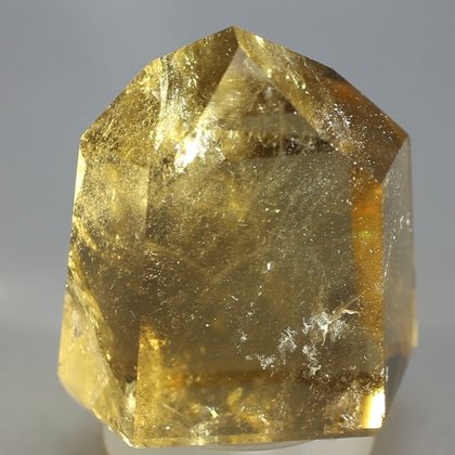 LOVELY Citrine Smoky Quartz Polished Point   ~47 x 47mm