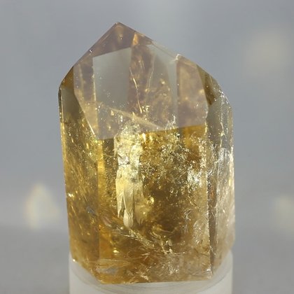 Citrine Smoky Quartz Polished Point   ~52 x 34mm